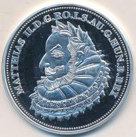 DN "Királyi koronák / 1909 5K - II. Mátyás" Ag emlékérem (20g/0.999/38,61mm) T:PP Tanúsítv...