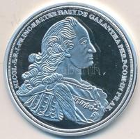 DN "Magyar tallérok utánveretben - "Eszterházy Miklós Tallérja 1770" Ag emlékérem (20...