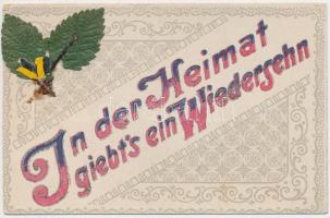 German patriotic propaganda, decorated postcard