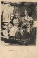 Djibouti, Femmes arabes en tenue de fete / Arabian women, folklore