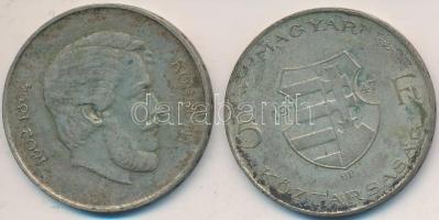 1947. 5Ft Ag "Kossuth" (2x) T:2-,3
Adamo F8.1
