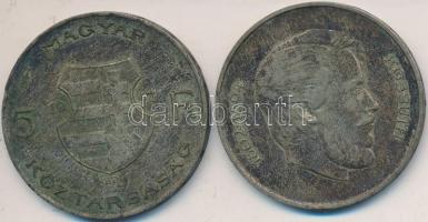 1947. 5Ft Ag "Kossuth" (2x) T:2-,3
Adamo F8.1