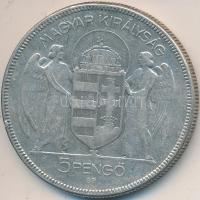 1930. 5P Ag "Horthy-jobbra" T:3
Adamo P8