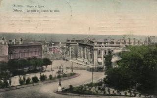 Odessa, Le Port et l'hotel de ville / port, town hall