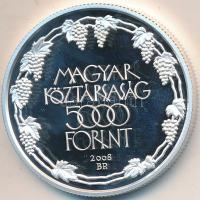 2008. 5000Ft "Tokaji Történelmi Borvidék" Ag T:PP tanúsítvánnyal