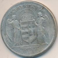 1930. 5P Ag "Horthy-jobbra" T:3
Adamo P8