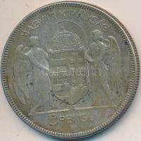 1930. 5P Ag "Horthy-jobbra" T:3
Adamo P8