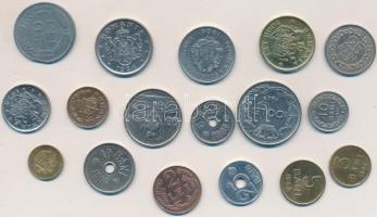 Románia 1906-1966. 1b-2000L (17xklf) T:vegyes
Romania 1906-1966. 1 Bani - 2000 Lei (17xdiff) C:mixed