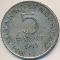 1948. 5Ft Ag "Petőfi" T:2-/3
Adamo EM1