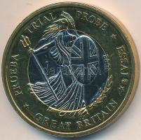 Nagy-Britannia 2002. 1€ "SPECIMEN" próbaveret T:1- felületi karcos
Great Britain...