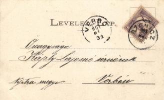 Szenice, Szenicz; Fortnya utca, Schnell Pál kereskedése; kiadja Laczo E. / street