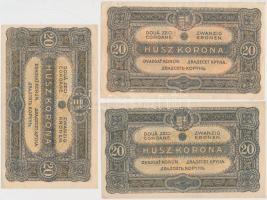1920. 20K (3x) T:II,II-
