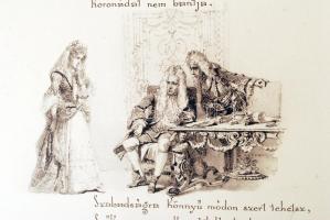 Arany János balladái. Zichy Mihály rajzaival. 
Budapest, 1896. Ráth Mór (Hornyánszky) Kiadói festett...