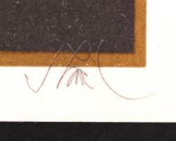 Szász Endre (1927-2003) által saját kézzel aláírt levelezőlap