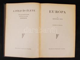 Cholnoky Jenő: A Föld és élete I-V. kötet. Minden kötet gazdag képanyaggal és egy-egy kihajtható szí...