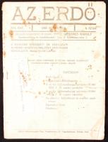 1942 Az Erdő A Magyar Erdészeti és Vadászati Műszaki Segédszemélyzet Országos Egyesülete hivatalos l...