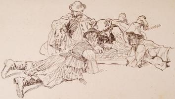 Gárdonyi Géza: Göre Gábor: Veszödelmek Bp., 1905, Singer és Wolfner. Mühlbeck Károly szövegközti ill...