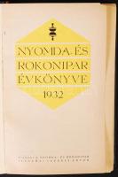 1932 Nyomda és rokonipar évkönyve. felelős kiadó Székely Artúr