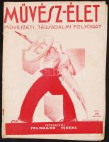 1932 A Művész Élet c. újság I. évfolyamának nov. 2. száma. szerk.: Folkmann Ferenc