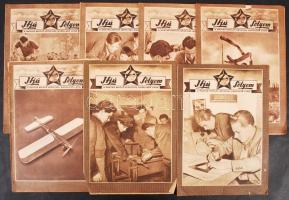 1953-1956 Az Ifjú Sólyom, a Magyar Repülő Szövetség modellező lapjának 36 száma