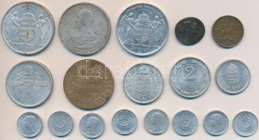 1957-65. 5f (8x) mind klf évszám + 1941. 2P Al (2x) + 1941. 1P Al + 1945. 5P Al "Parlament"...