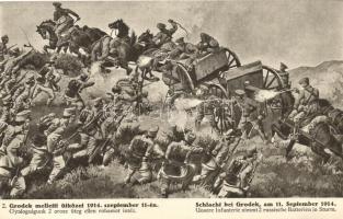 Osztrák-magyar katonák, Grodek melletti ütközet 1914. szept. 11-én, Austro-Hungarian soldiers, battle near Grodek, 11 Sept 1914