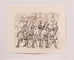 1967 Olasz operaidőszak, a Margitszigeti Szabadtéri Színház díszes programfüzete, 3 db nyomattal, 2 ...