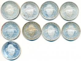 1938. 5P Ag "Szent István" (9x) T:2