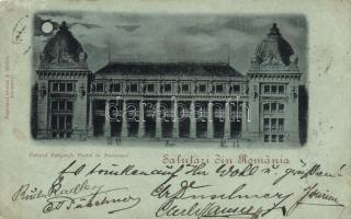 1899 Bucharest, Bucuresti; Palatul Telegrafo Postal / post office (EK)