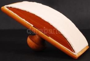 Fa tapper, jó állapotban, / Wooden ink blotter, 16x7x7 cm