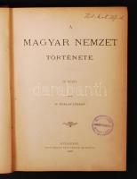 Dr. Szalay József: A magyar nemzet története IV. kötet. Bp., 1883, Weiszmann Testvérek. Aranyozott gerincű egészvászon kötés, festett lapszélek, gerincnél kissé kopott, egyébként jó állapotban.