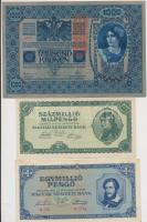 Több mint 200db-ból álló átnézetlen magyar és külföldi vegyes bankjegy gyűjtemény T:vegyes