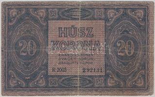 1919. augusztus 9. 20K T:III-,IV