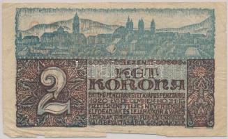 Pécs 1920. 2K városi pénz T:III-