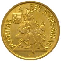 1990. 5000Ft Au "Mátyás király" (0.986/6.982g) T:PP Hungary 1990. 5000 Ft Au "King Mathias" (0.986/6.982g) T:PP Adamo EM115