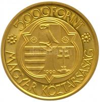 1990. 5000Ft Au "Mátyás király" (0.986/6.982g) T:PP
Hungary 1990. 5000 Ft Au "King Ma...