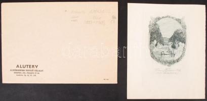 Erhard Amadeus Dier (1893-1969):Hans Tomaschek. Ex libris, 11×9 cm