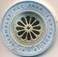 1999. 3000Ft Ag "Államalapítás 1000. évfordulója" T:PP