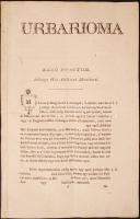 1767 Mária Terézia által kiadott Urbárium és annak kiegészítő rendelkezései, amelyben részletesen re...