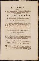 1767 Mária Terézia által kiadott Urbárium és annak kiegészítő rendelkezései, amelyben részletesen re...
