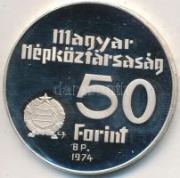 1974. 50Ft Ag "50 éves az MNB" T:PP