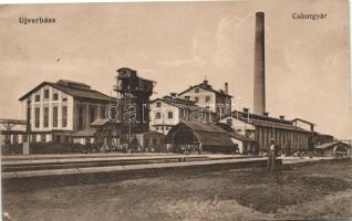 Újverbász, Cukorgyár; Reich és Friedmann kiadása / sugar factory (EK)