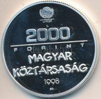 1998. 2000Ft Ag "UNICEF-A világ gyermekei" T:PP