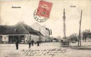 Malacka, Főtér, Pissk Miksa fia vaskereskedése / main square, Pissk's ironware shop