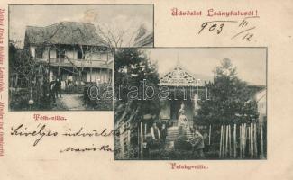 Leányfalu, Tóth és Feleky villa