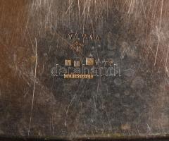 Antik Christofle ezüstözött tálca, jelzett, 36x27 cm