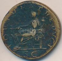 Roman Empire / Trajan 98-117 . Sestertius Br "IMP CAES NERVAE TRAIANO AVG GER DAC P M TR P COS ...