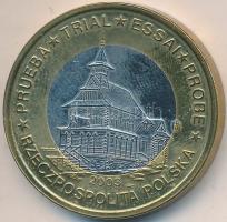 Lengyelország 2003. 1€ bimetal "Próbaveret" T:BU
Poland 2003. 1 Euro Bimetal &qu...