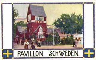 1910 Vienna, Wien; I. Internationale Jagd Ausstellung, Pavillion Schweden / international hunting exhibition, Swedish pavilion s: A. Gerstenbrand (EK)