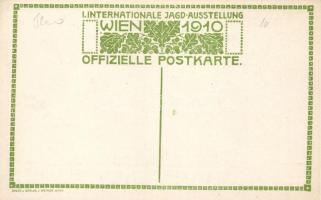 1910 Vienna, Wien; I. Internationale Jagd Ausstellung, Pavillion Schweden / international hunting ex...